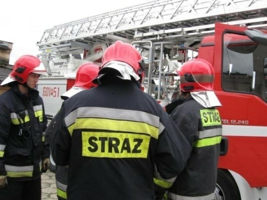 Pożar na stacji paliw w Skorzewie