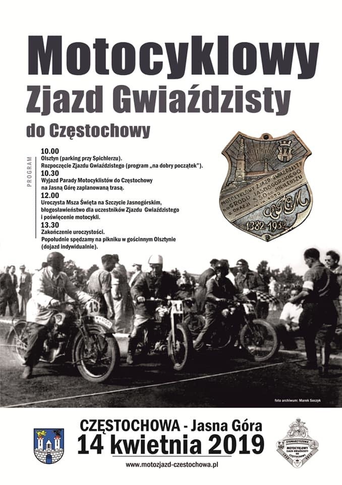 Motocyklowy Zjazd Gwiaździsty do Częstochowy...