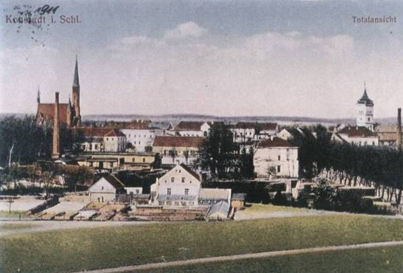 Panorama dawnego Konstadtu w 1911 roku. Miasto miało wtedy...