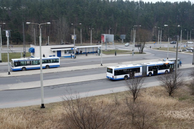 24.03..2016. gdynianz. petla trolejbusowo autobusowa na ul nowowiczlinskiej na gdynskiej dabrowiefot. tomasz bolt / polska pressdziennik baltycki