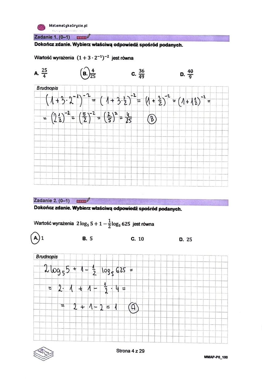 Zobacz arkusz zadań próbnej matury 2023 z matematyki na...