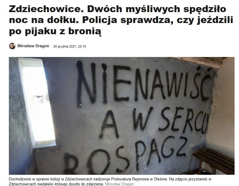 Zdziechowice w gminie Gorzów Śląsk. Na zdjęciu przystanek w...