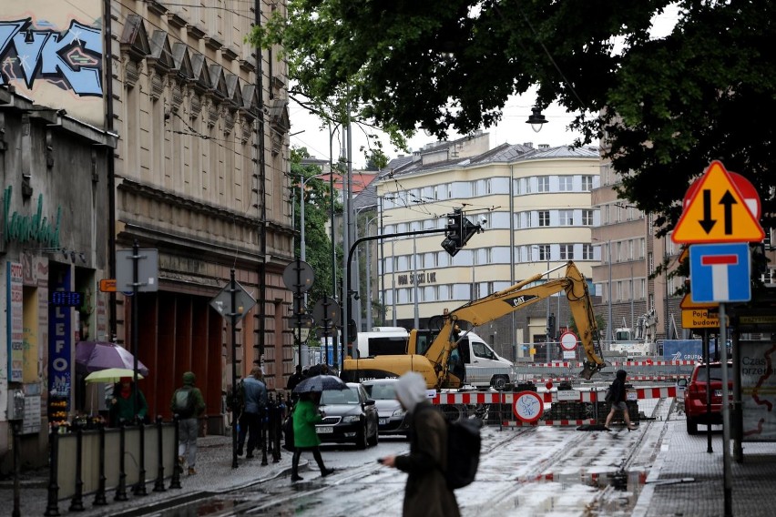 Kraków. Remont Królewskiej i Karmelickiej. Podano datę końca remontu