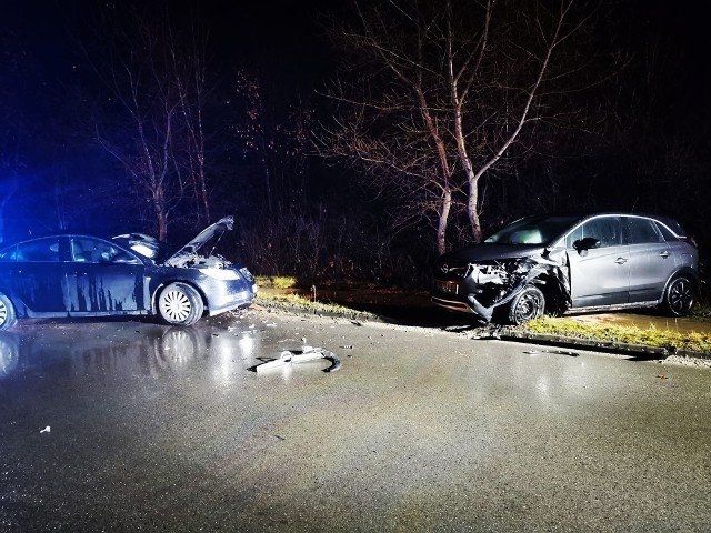 Wypadek w Przysusze na ulicy Świętokrzyskiej.