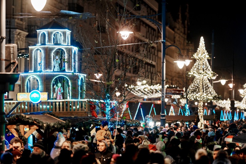 Łódzki Jarmark Bożonarodzeniowy 2019 na Piotrkowskiej