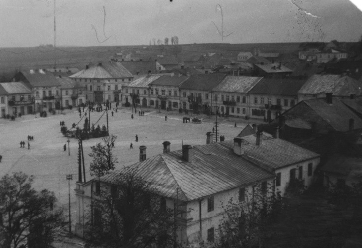 Rynek w Miechowie, 1932
