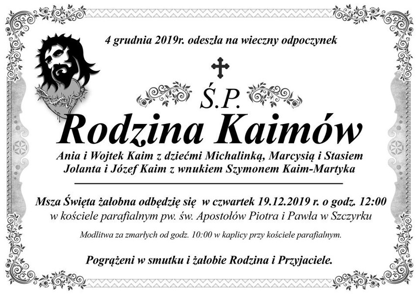 Tragedia w Szczyrku. Pogrzeb ofiar wybuchu gazu przy ulicy Leszczynowej w czwartek