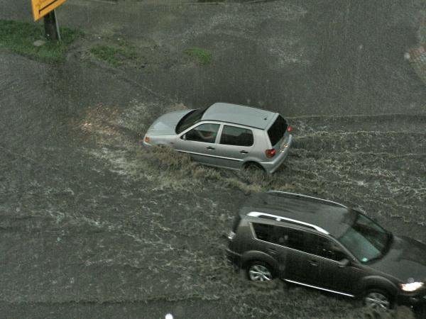 Gwałtowne opady deszczu sprawiają kłopoty nie tylko w Wasilkowie