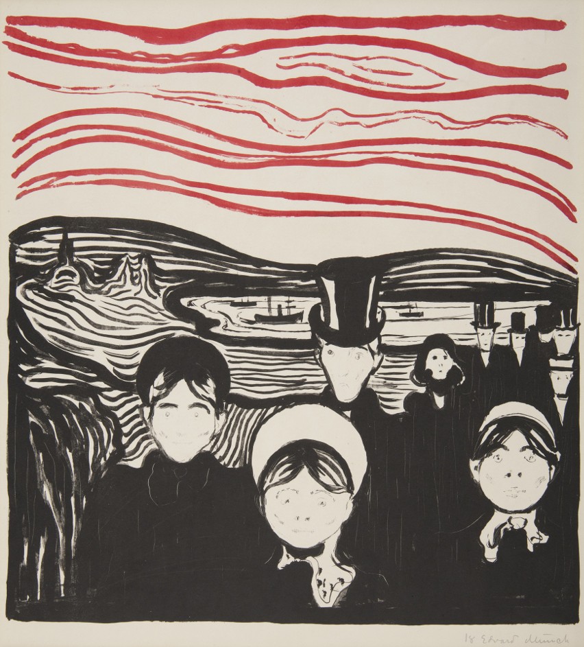 Edvard Munch: Le Soir Angst