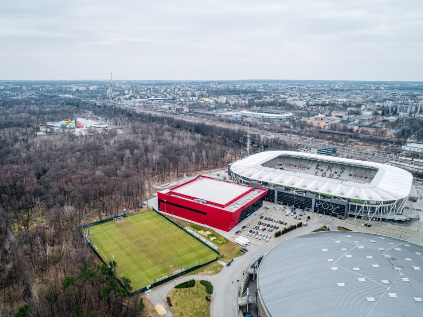 Stadion ŁKS im. Władysława Króla jest na 12 miejscu w Polsce. Najnowsze zdjęcia z drona