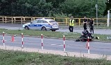 Wypadek motocyklisty na Szosie Kisielińskiej w Zielonej Górze