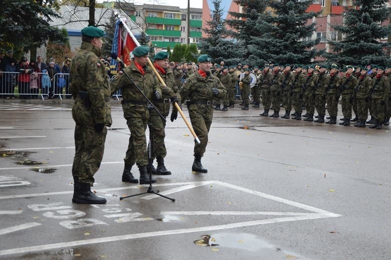 Przysięga żołnierzy z Brygady Obrony Terytorialnej