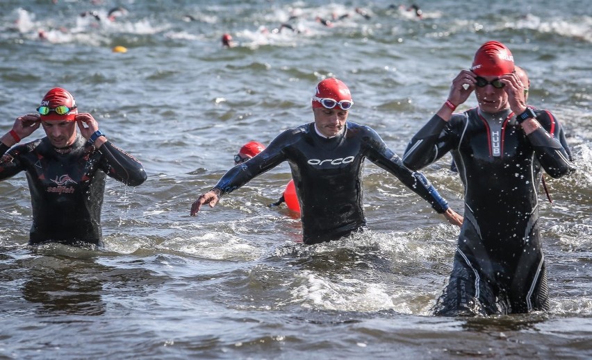 Triathlon Gdańsk 2019. Pechowy bidon i moc roweru [zdjęcia]