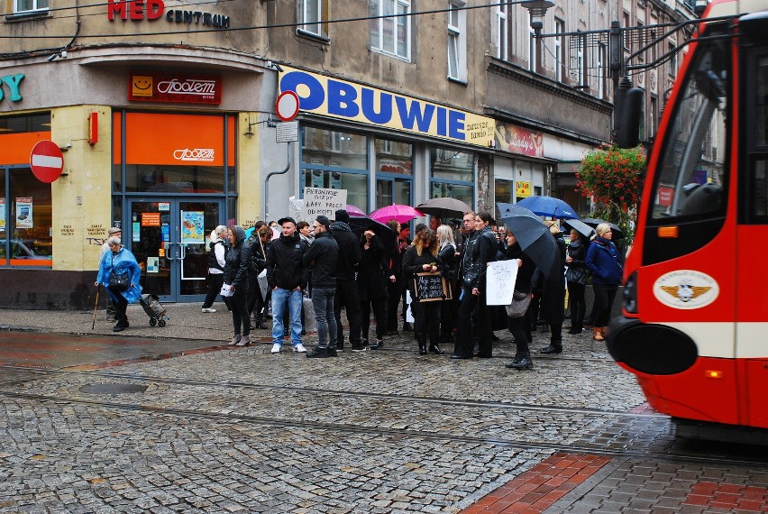 Czarny protest w Bytomiu ZDJĘCIA + WIDEO