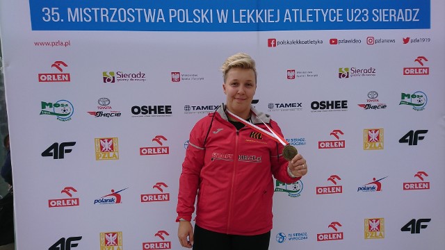 Katarzyna Furmanek ze złotym medalem młodzieżowych mistrzostw Polski do lat 23.