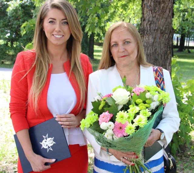 Justyna Wróbel - Gądek i dyrektor Departamentu Wojskowej Służby Zdrowia w Ministerstwie Obrony Narodowej dr Aurelia Ostrowska