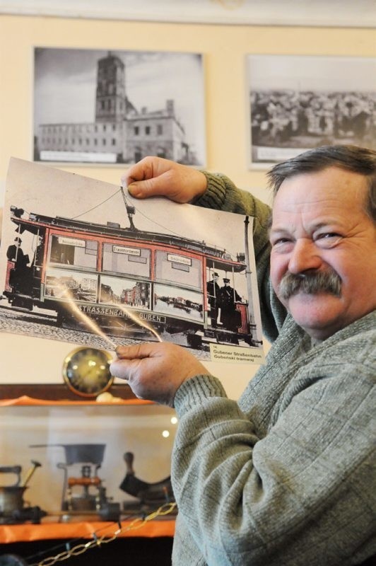 Regionalista Tadeusz Buczek o gubińskich tramwajach może mówić godzinami