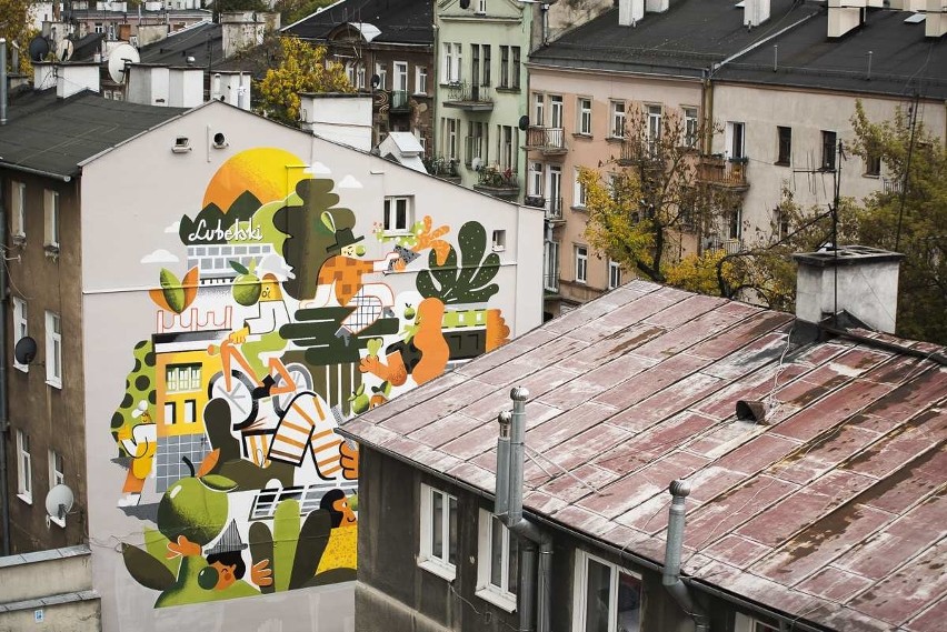Nowy mural powstał przy Lubartowskiej 69 w Lublinie.