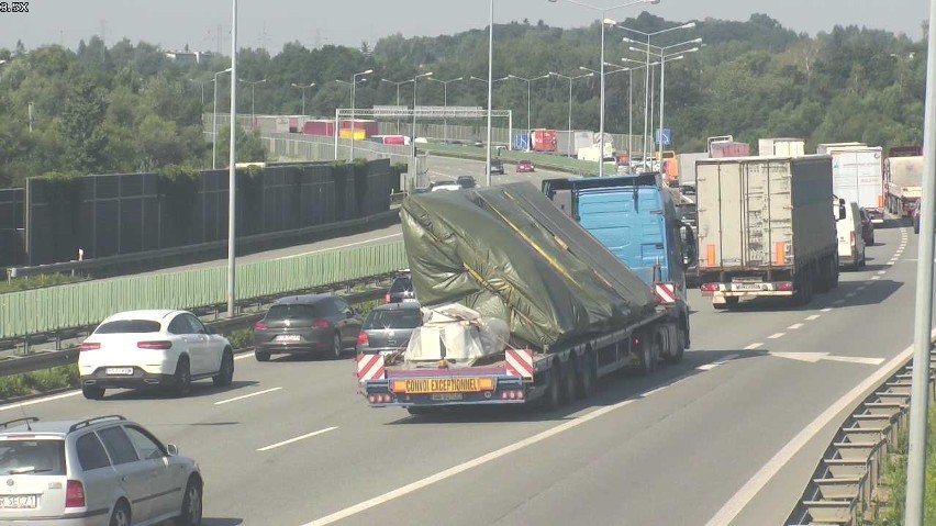 Wypadek na A4. Ogromne korki na obwodnicy Krakowa