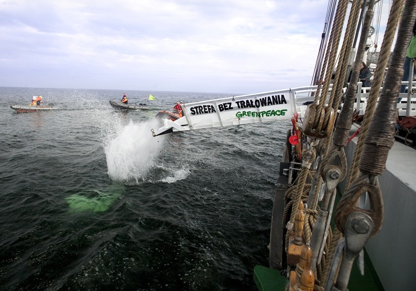 Greenpeace w Kołobrzegu.