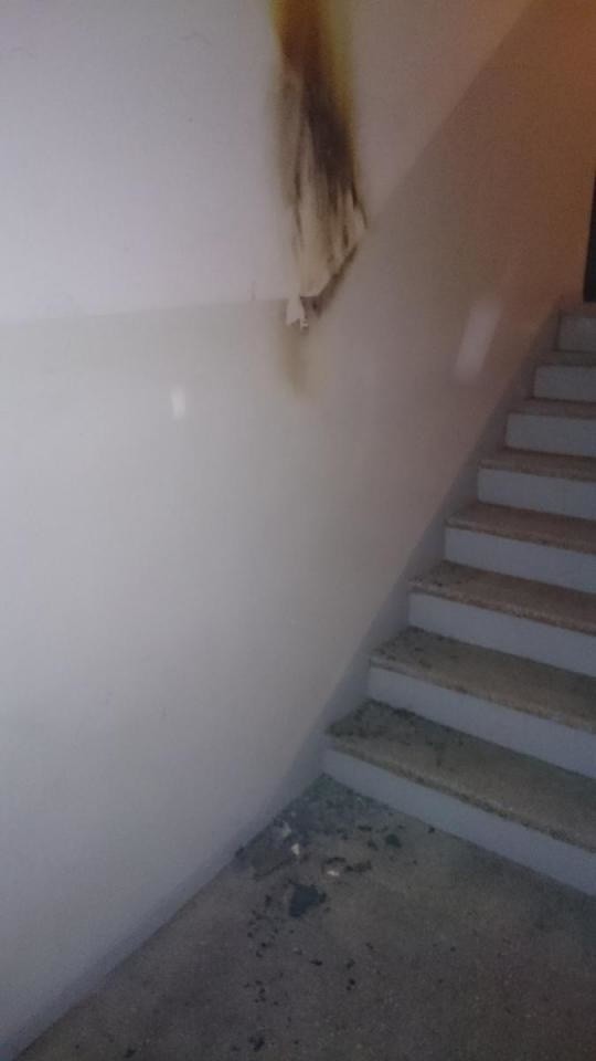 Murowana Goślina: Dym na klatce schodowej
