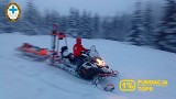 Tatry. Akcja ratunkowa w rejonie przełęczy pod kopą Kondracką. Ratownicy TOPR zwieźli narciarza z kontuzja nogi 