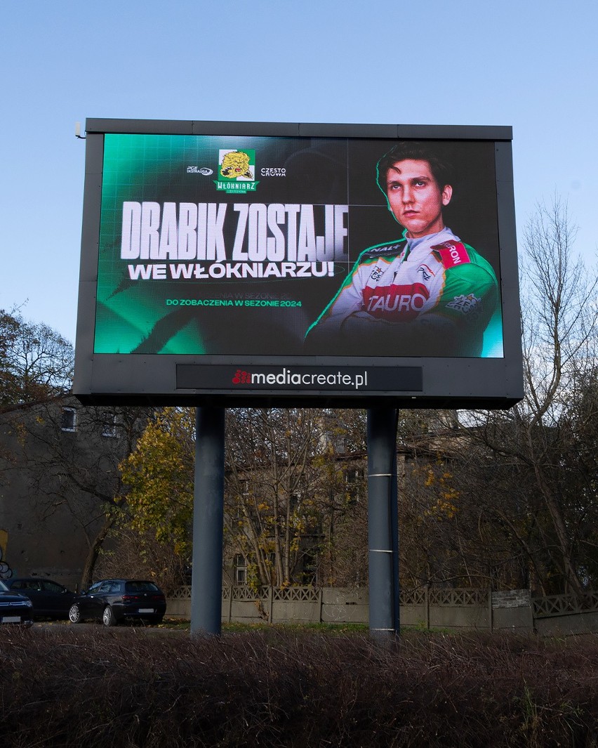 Maksym Drabik zostaje we Włókniarzu Częstochowa. Klub zakończył budowanie składu na sezon 2024. Włókniarz obwieścił to na telebimie