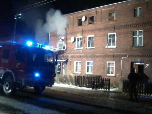 Zgłoszenie o pożarze w Sosnach strażacy dostali w niedzielę o 20.01