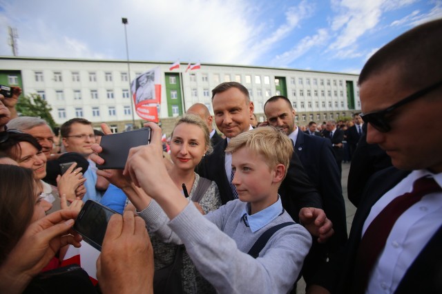 7.06.2017: prezydent RP Andrzej Duda odwiedził Gliwice