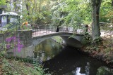 Mostek w parku przy Filharmonii Koszalińskiej jest remontowany [ZDJĘCIA]
