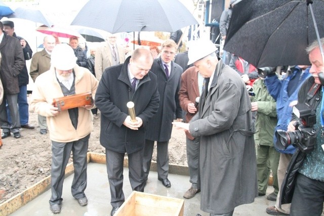 Po wmurowaniu aktu erekcyjnego ruszy budowa centrum.