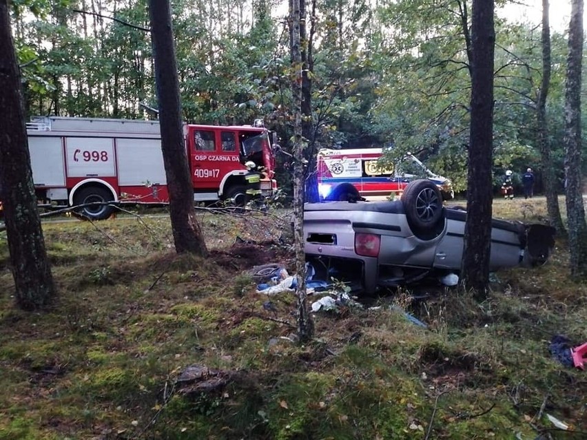 Wczoraj doszło do wypadku na trasie Podkomorzyce - Łupawa....