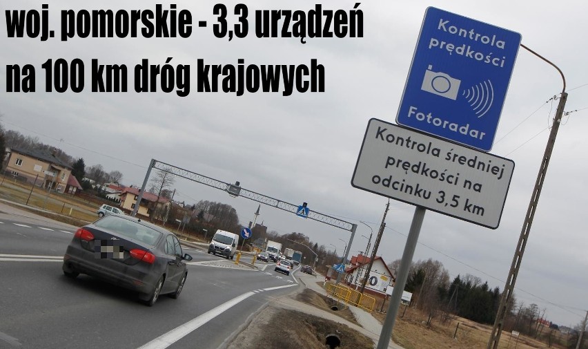 Odcinkowe pomiary prędkości. Tu jest ich najwięcej w Polsce!