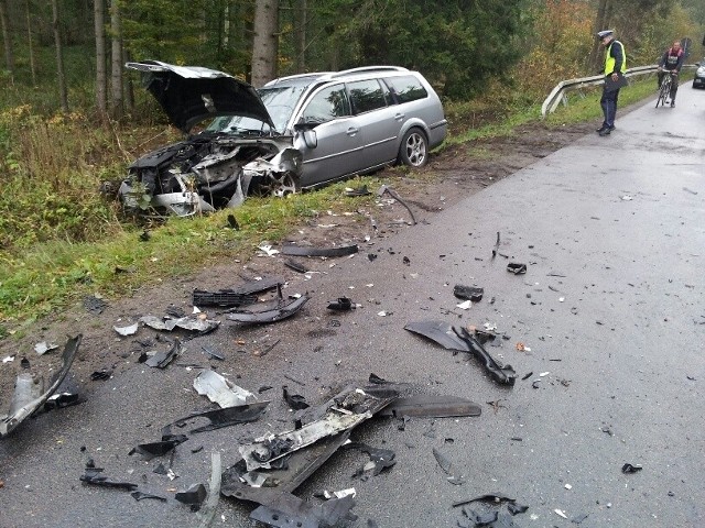 Wypadek na ul. Marynarki Wojennej w Wejherowie