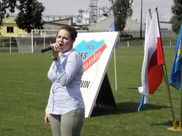 Piosenkę "Futbol" z repertuaru Maryli Rodowicz zaśpiewała Jagoda Wysocka ze Żnina.