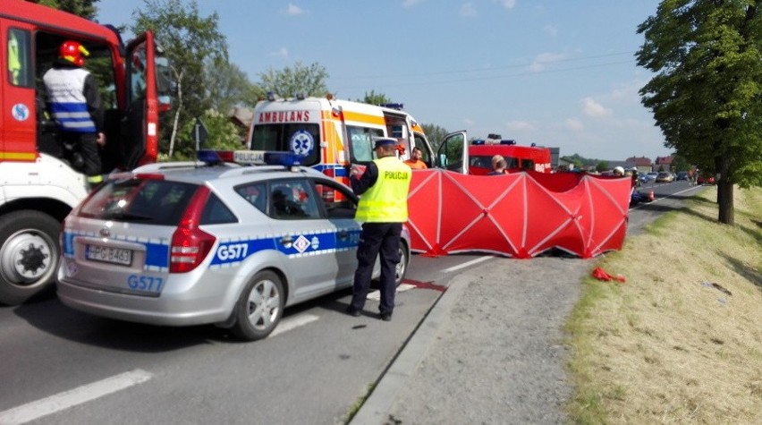 Wypadek w miejscowości Uszew. Zginął motocyklista.