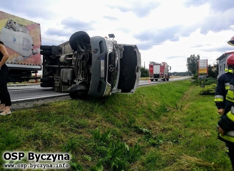 Wypadek na DK 11 w Gołkowicach