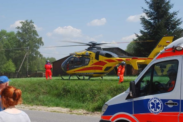 W Jagodnem zderzyły się dwa samochody, sześć osób trafiło do szpitala.