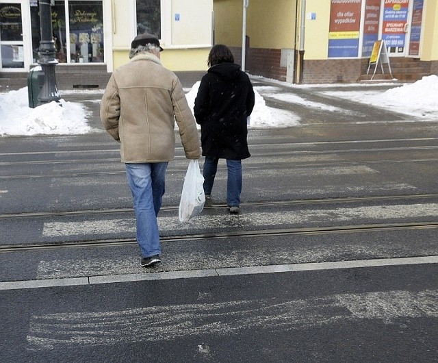 Pasy na Gdańskiej są wymalowane tymczasowo