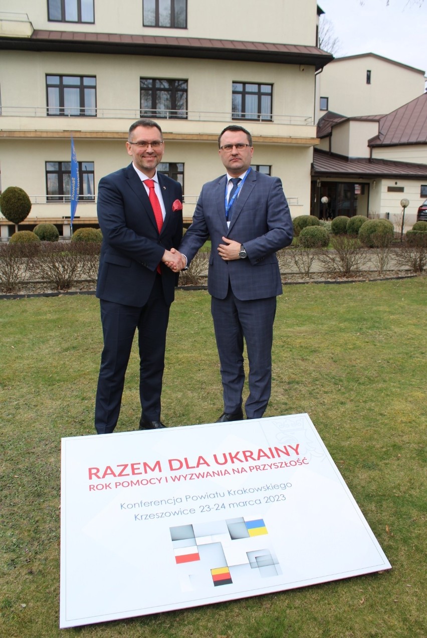 Konferencja Razem dla Ukrainy w Krzeszowicach w ośrodku...