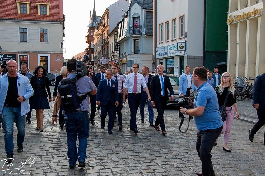 Premier Mateusz Morawiecki w Kluczborku.