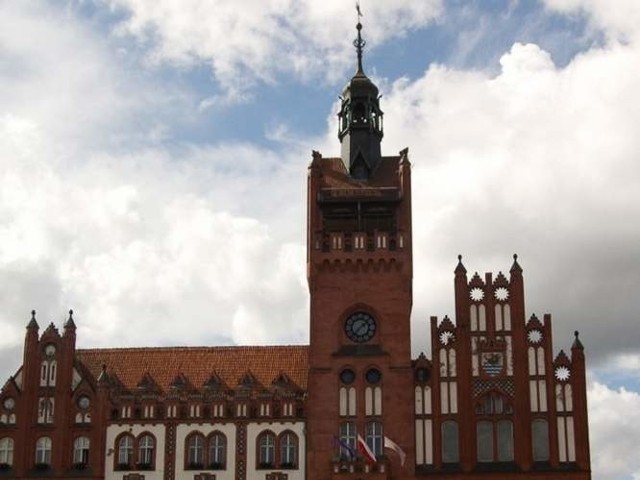 Ratusz miejski w Słupsku, siedziba władz miasta.