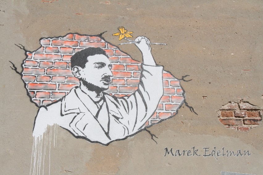Mural Marka Edelmana namalowany [ZDJĘCIA]