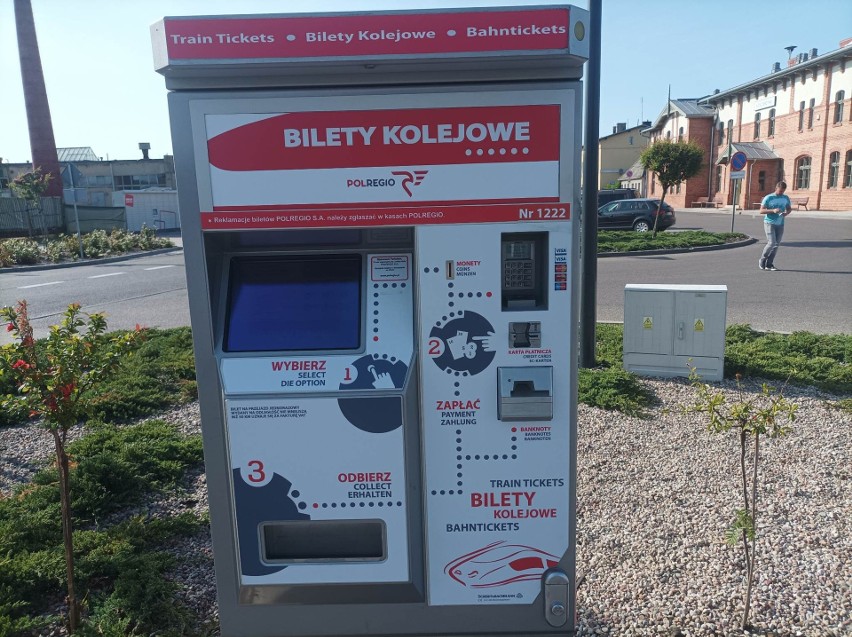 Na stacji Kościerzyna został uruchomiony automat biletowy
