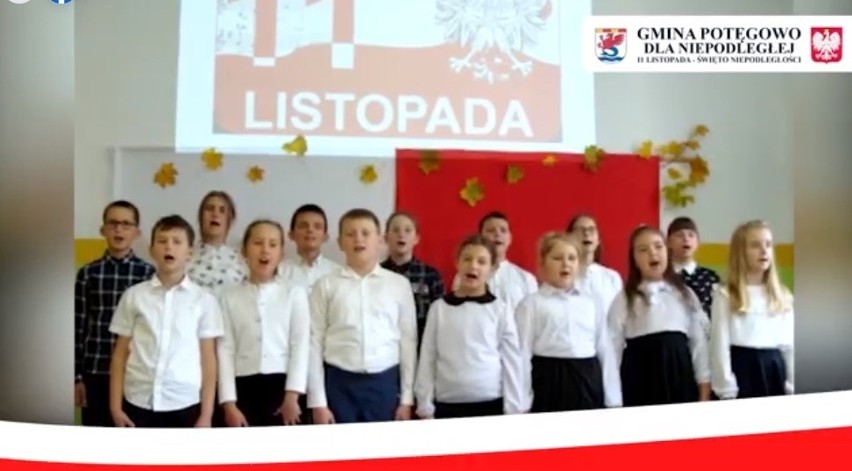 Utwór "Krakowiak Kościuszki" zaśpiewali uczniowie Szkoły...