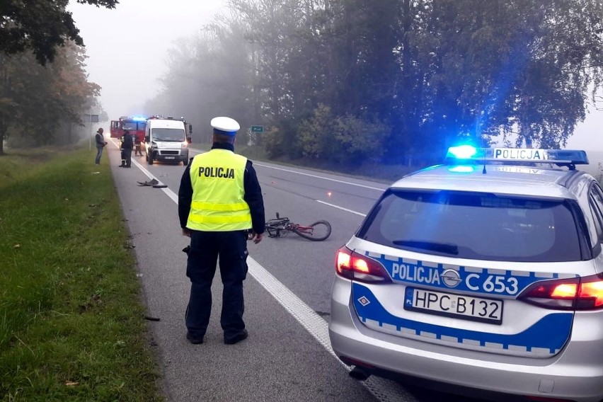 Tragiczny wypadek w powiecie lipnowskim. Nie żyje jedna osoba [zdjęcia]