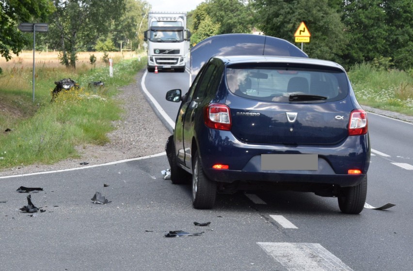 Wypadek w Zabrodziu, 24.07.2021. Droga krajowa nr 53 była zablokowana. Zdjęcia