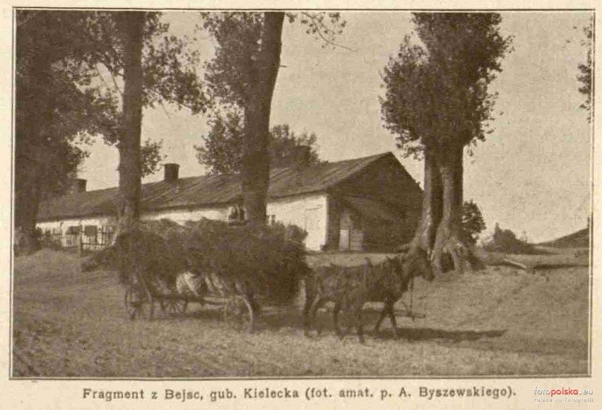 Lata 1907-1910 , Wieś Bejsce.