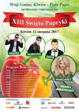 XIII Święto Papryki w Klwowie. Na scenie wystąpią Margaret, Defis, Kordian i Andre