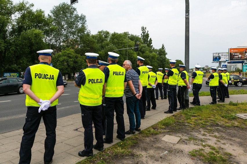 Turniej Policjant Ruchu Drogowego 2019. Policjanci z województwa zachodniopomorskiego sprawdzali się w kierowaniu ruchem 